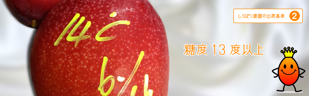 糖度13度以上