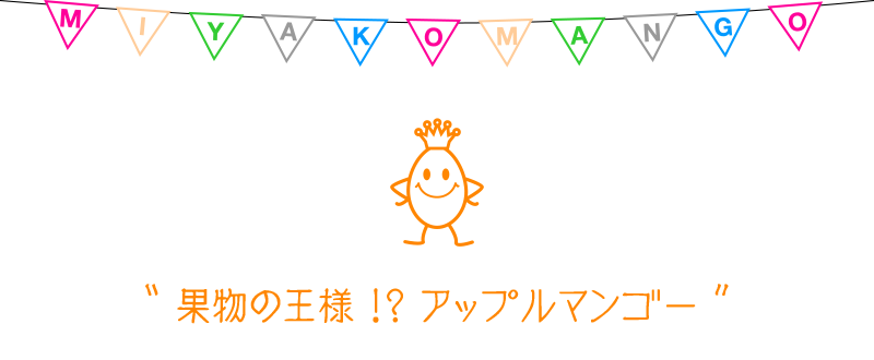 フルーツの王様!? アップルマンゴー